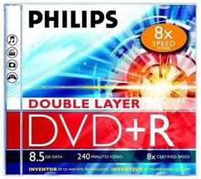 Philips DVD+R DL 8.5GB x8 Jewel case
