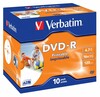 DVD-R plaadid Verbatim 43521, 4.7GB, 16x, 10 tk