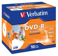 DVD-R plaadid Verbatim 43521, 4.7GB, 16x, 10 tk
