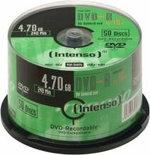 Intenso DVD-R 4101155, 4.7GB, 16x, 50 tk