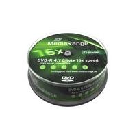 MediaRange DVD-R MR403, 4.7GB, 25 tk