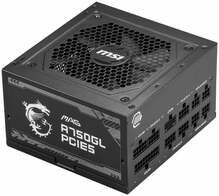 Toiteplokk MSI MAG A750GL PCIE5, 306-7ZP8B11-CE0, 750 W