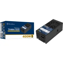 Toiteplokk SilverStone TX400x Gold, 400 W, must