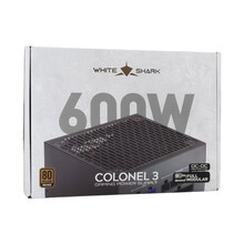 Toiteplokk White Shark GPSU-B600S Colonel-3, 600 W