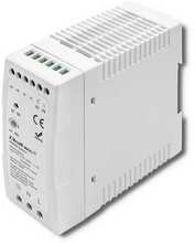 Toiteplokk Qoltec 50911 DIN siinile, 40 W, 24 V, 1.67 A, valge, Slim