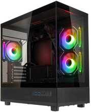 Korpus GSI SMARTASSEMBLY SmartAssembly ARGB Glass Micro-ATX, 750 W Gold