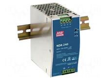 Toiteplokk Mean Well NDR-240-24, 240 W, 24 V, 10 A