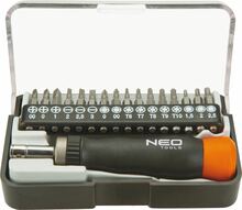Täppiskruvikeeraja otsikute komplekt NEO TOOLS, 17 tk