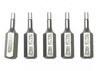 Kuuskantotsikute komplekt Sata S59254, 1/4 (6,3 mm), 4 x 25 mm, 5 tk