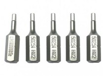 Kuuskantotsikute komplekt Sata S59254, 1/4 (6,3 mm), 4 x 25 mm, 5 tk