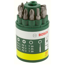 Kruvikeeraja otsikute komplekt Bosch 2607019452, 10 tk