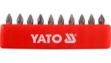 Kruvikeeraja otsikute komplekt Yato PH2x25 mm, 10 tk, YT-0475