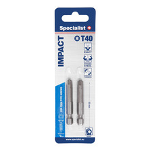 Kruvikeeraja otsikute komplekt Specialist+ Torx Grip T40, 50 mm, 2 tk