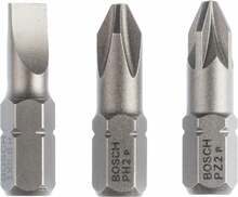 Kruvikeeraja otsikute komplekt Bosch Extra Hard PH PZ S, 3 tk