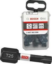 Kruvikeeraja otsikute komplekt Bosch Impact T25, 25 mm, 25 tk