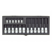 Padrunvõtmete komplekt Proxxon 23 100, 1/4+1/2, 18 tk