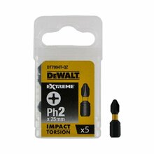 Kruvikeeraja otsikud DeWalt DT7994T-QZ FLEXTORQ PH2, 25 mm, 5 tk