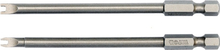 Kruvikeeraja otsikud YATO YT-0498, 1/4, 2 tk