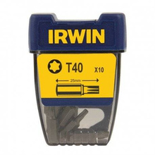 Kruvikeeraja otsik Irwin 10504357 Torx T40, 25 mm, 10 tk