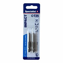 Kruvikeeraja otsikute komplekt Specialist+ Torx Grip T25, 50 mm, 2 tk