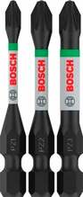 Löökkruvikeeraja otsakute komplekt Bosch 3 PRO PZ Impact, PZ1, PZ2, PZ3, 55 mm, 3 tk