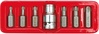 Otsikute komplekt Vorel 66570 TORX, 7 tk, 30 mm, T25-T55, CrV