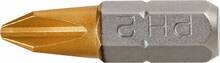 Otsikud Graphite PZ1, 25 mm, 1/4, 2 tk