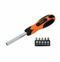 Kruvikeeraja otsikutega Faster Tools, 1/4, 6 tk