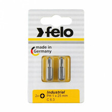 Kruvikeeraja otsikute komplekt Felo 02201036, PH1, 25 mm, 2 tk