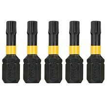 Löökkruvikeeraja otsikud DeWalt Flextorq T15, 25 mm, 5 tk