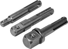Adapterite komplekt Yato YT-04686 SDS-Plus 1/4, 3/8, 1/2, 3 tk