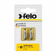 Kruvikeeraja otsikute komplekt Felo 02101036, PZ1, 25 mm, 2 tk