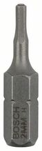 Otsikute komplekt Bosch 2607001718, HEX 2.0 mm, 25 mm, 3 tk