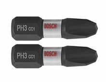 Kruvikeeraja otsikute komplekt Bosch 2608522469, PH3, 25 mm, 2 tk
