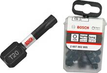 Kruvikeeraja otsikute komplekt Bosch Impact T20, 25 mm, 25 tk