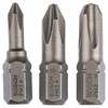 Kruvikeeraja otsikute komplekt Bosch Extra Hart PH1, PH2, PH3, 25 mm, 3 tk