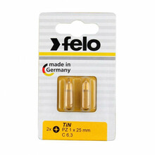 Kruvikeeraja otsikute komplekt Felo 02101067, PZ1, 25 mm, 2 tk