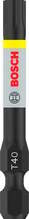 Kruvikeeraja otsikute komplekt Bosch PRO Torx Impact T40, 55 mm, 2 tk