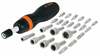 Põrkkruvikeeraja komplekt Truper Screwdriver & Bits Set 18222, 24 tk