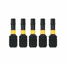 Löökkruvikeeraja otsik DeWalt DT7379T-QZ FLEXTORQ T10, 25 mm, 5 tk