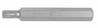 Kruvikeeraja otsik KS TOOLS T60, 75 mm, 1 tk