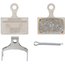 Ketaspiduriklotsid Shimano K05TI Resin, hall, 2 tk