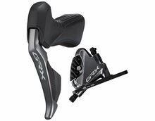 Eesmine ketaspiduri ja käiguvahetaja komplekt Shimano GRX Di2 ST-RX815(L), BR-RX810(F)