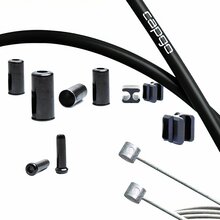 Piduritrosside komplekt Capgo BL stainless Shimano MTB, must