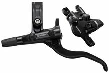 Hüdraulilise ketaspiduri hoob Shimano Deore BL-M4100 koos BR-MT410 pidurisadulaga, vasak, esimene