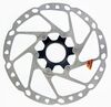 Piduriketas Shimano SM-RT64, 203 mm, CenterLock, hõbe/must