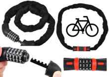 Jalgrattalukk Lean Toys kombinatsioonlukuga