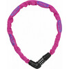 Jalgrattalukk Abus Steel-O-Chain 5805C/75, roosa