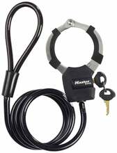 Jalgrattalukk Masterlock 8275EURDPROBLK, 1000 x 8 mm, must/hall