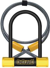 Jalgrattalukk OnGuard Bulldog DT 8015M, 140 mm, kollane